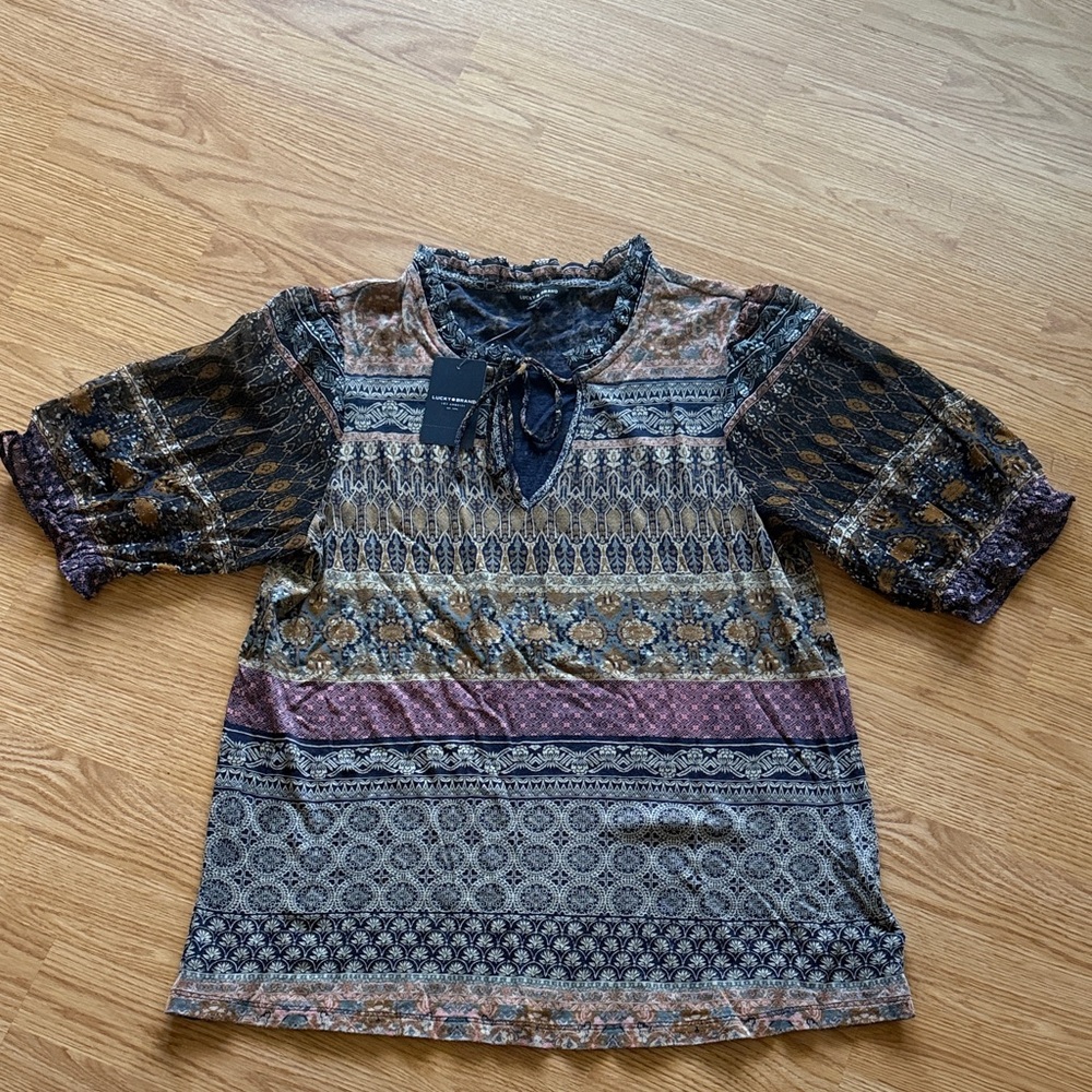 Lucky Brand 🍀 Women’s Dress top Small NWT